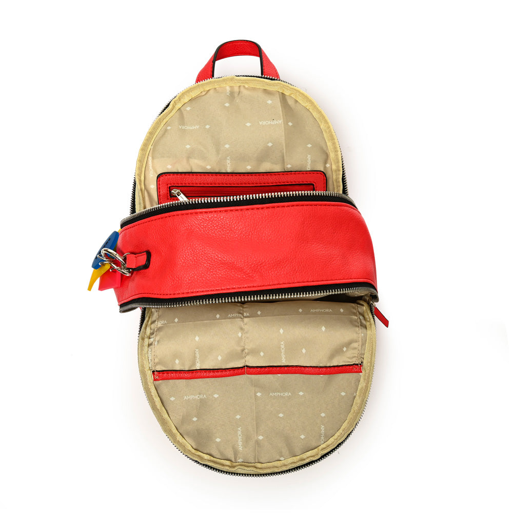 amphora olafur mochila mediana rojo