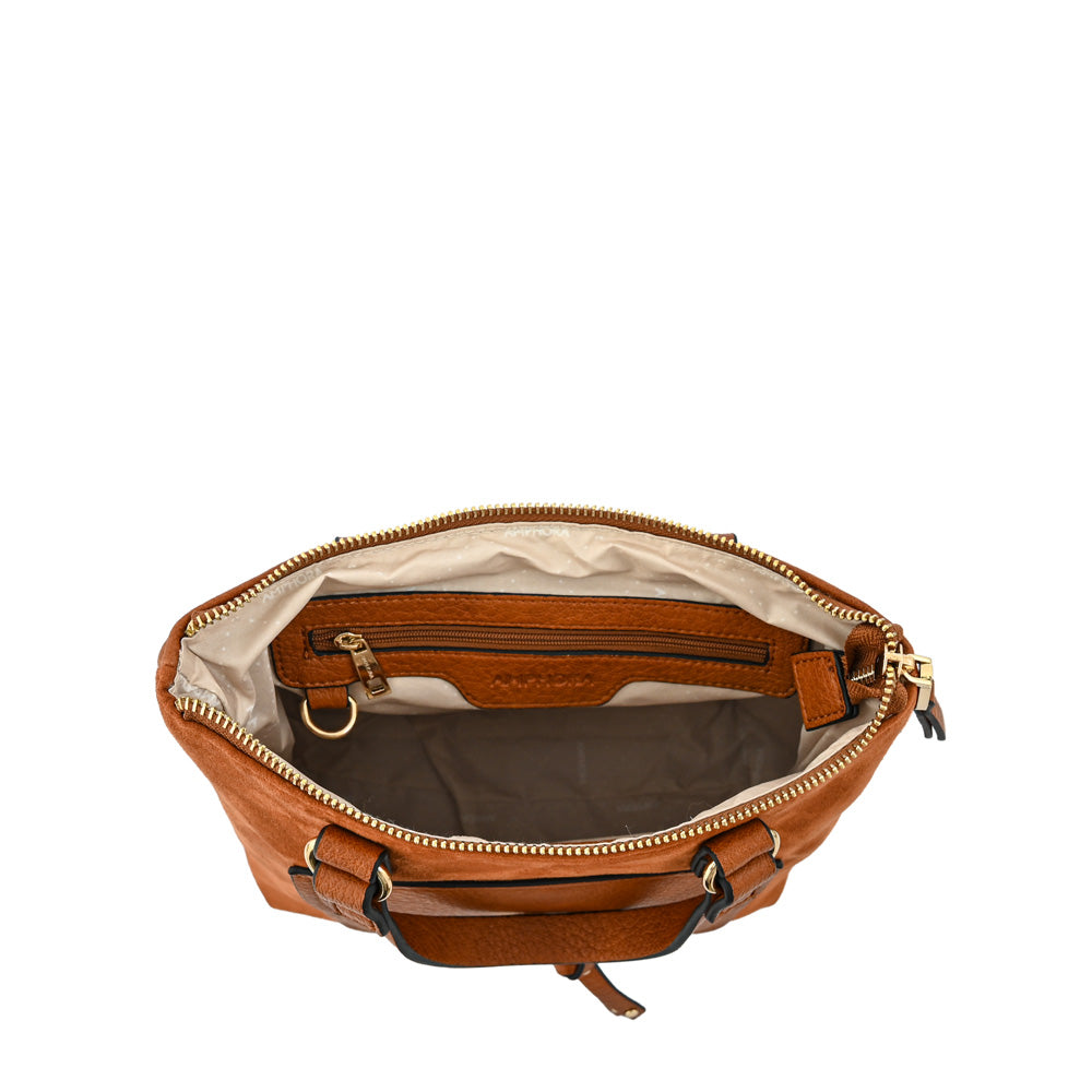 Medium rustique camel backpack