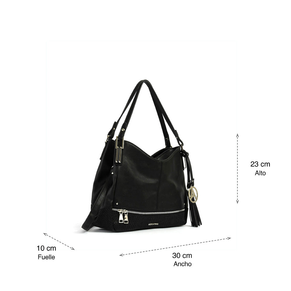 Wallet Two Handles Three divisions oleander black