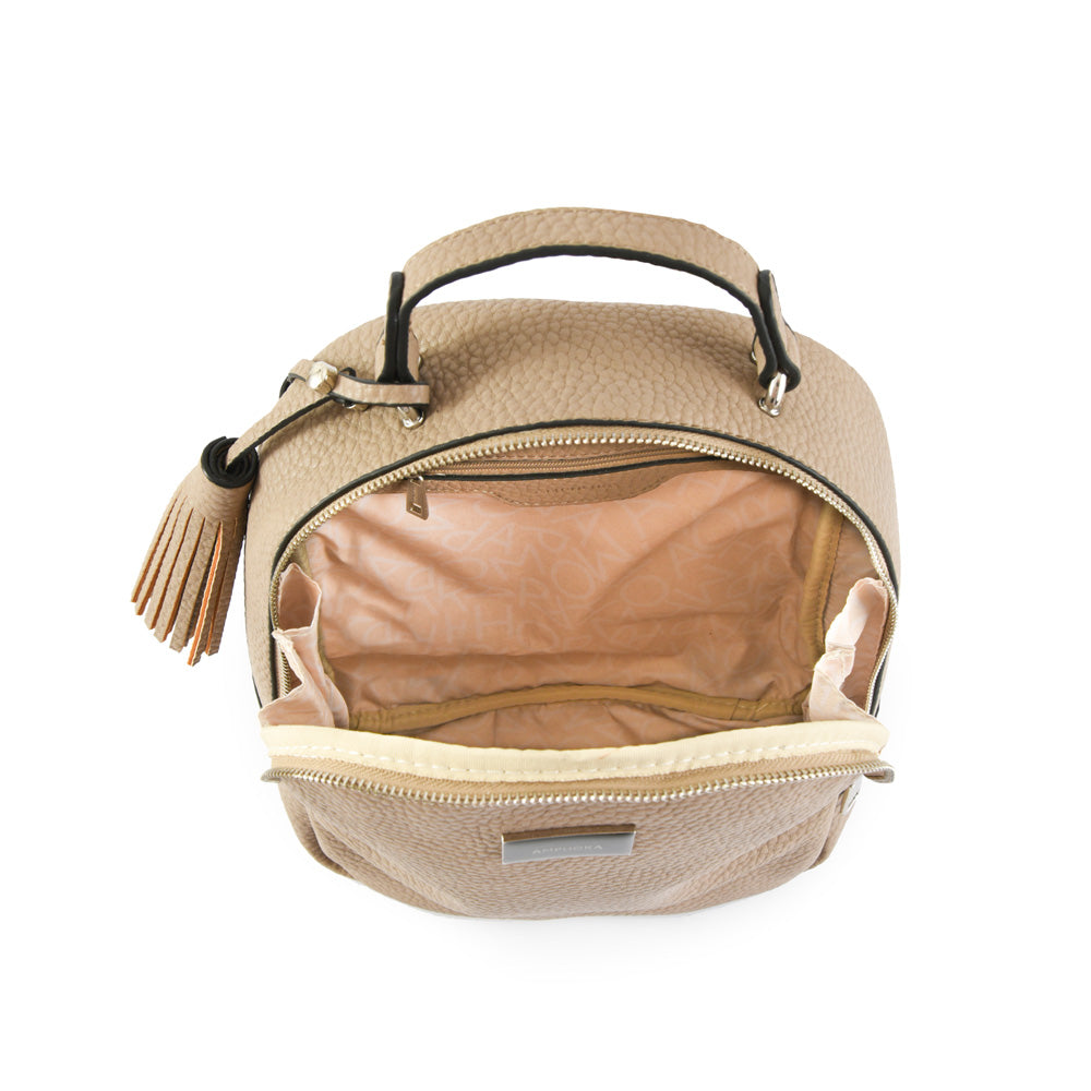 Alianna Taupe Small Backpack