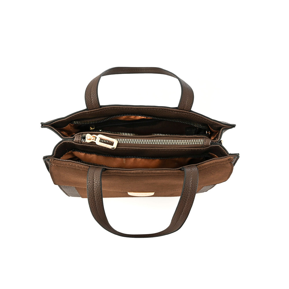 Wallet Two Handles Three medium divisions noly dark brown