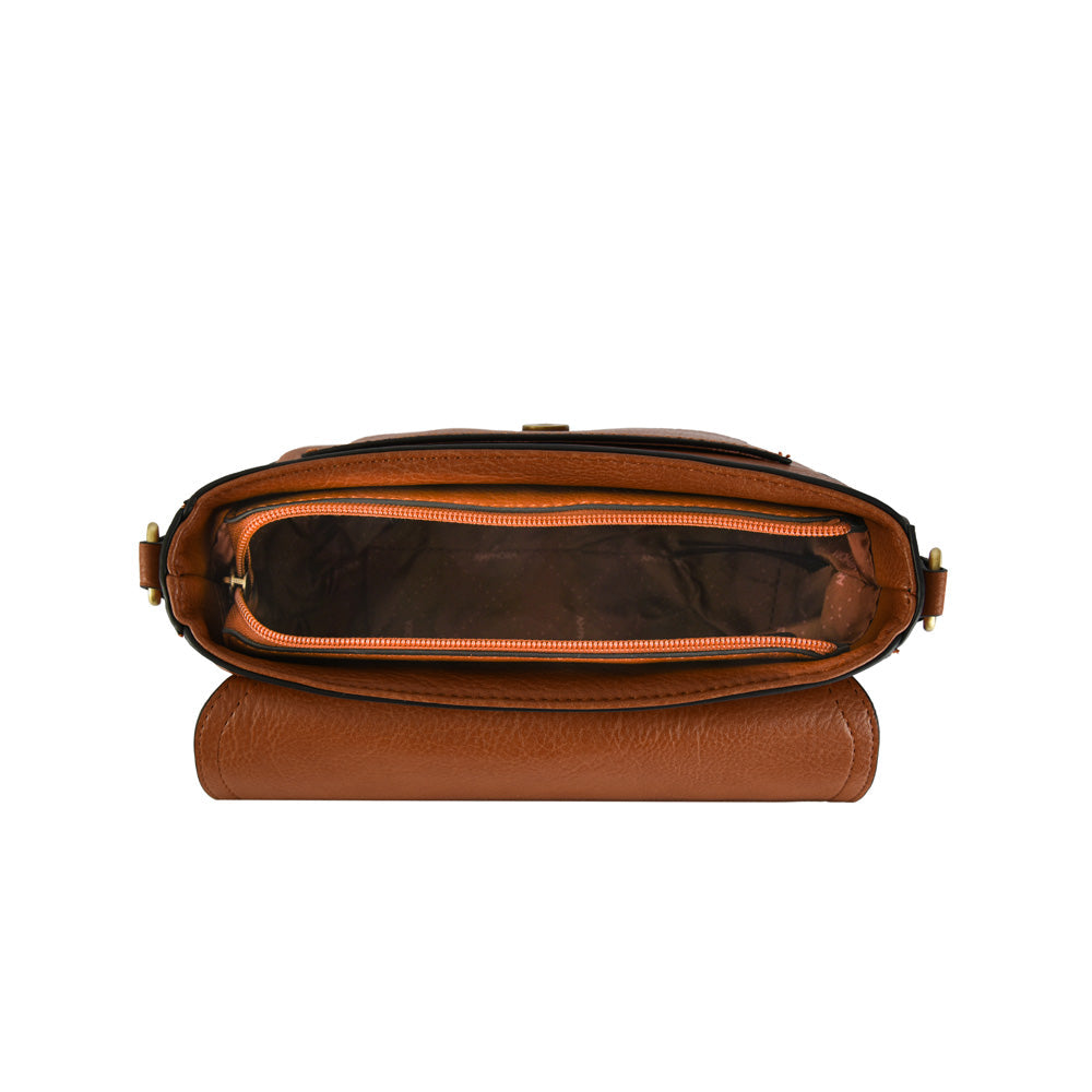 Small brown lya shoulder bag
