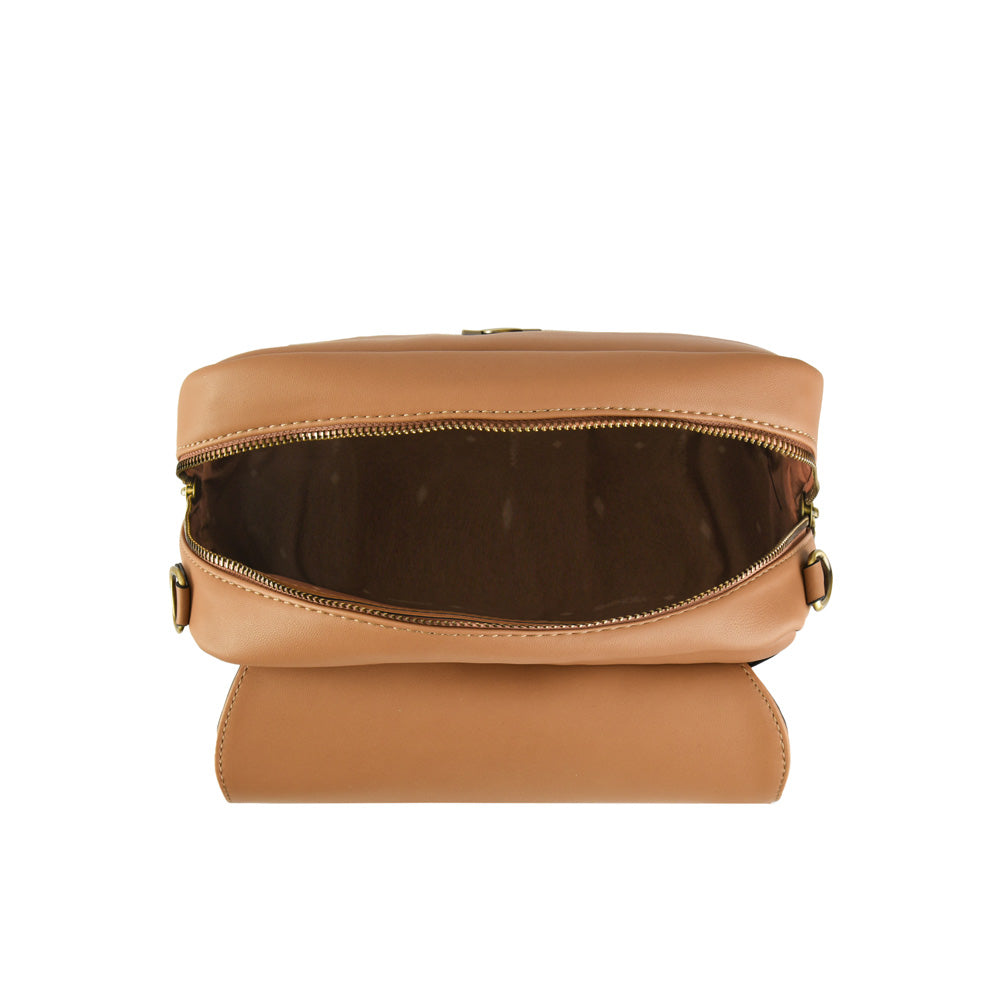 Laurent Camel Small Backpack