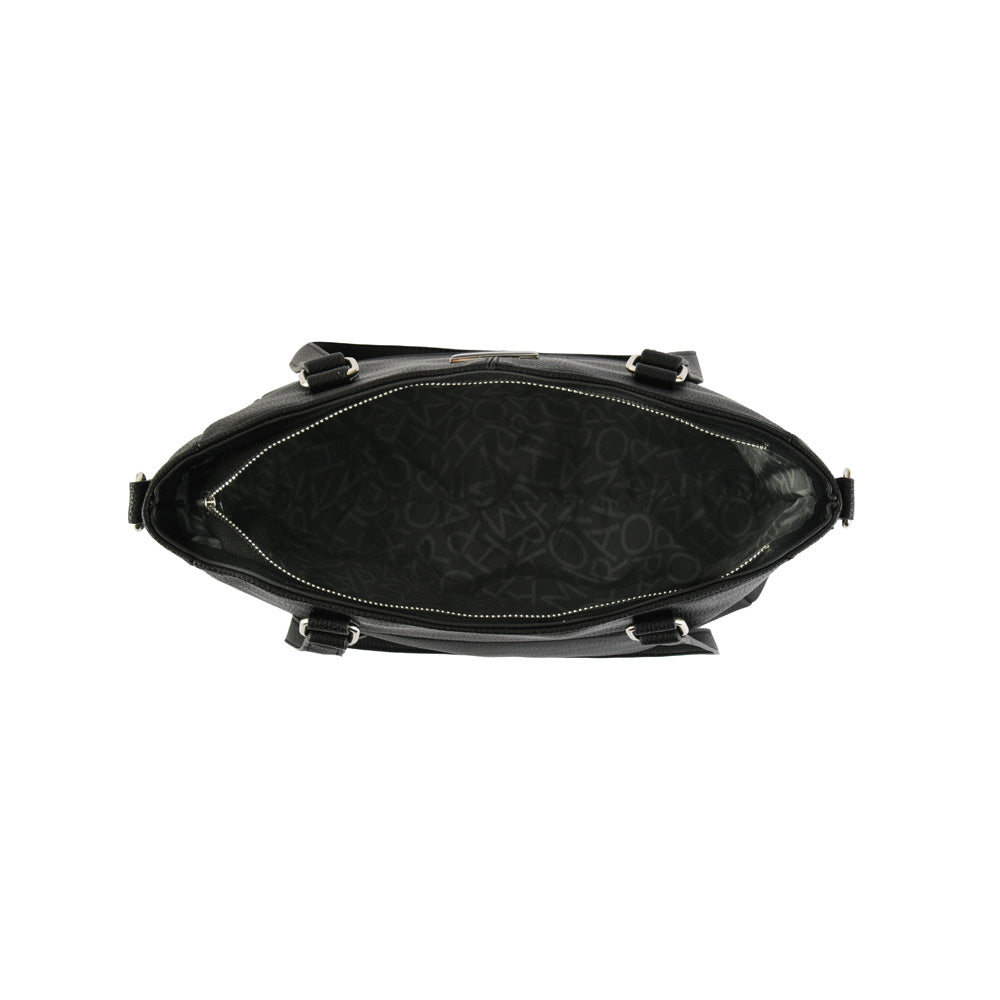 Medium black dupont two-handle wallet