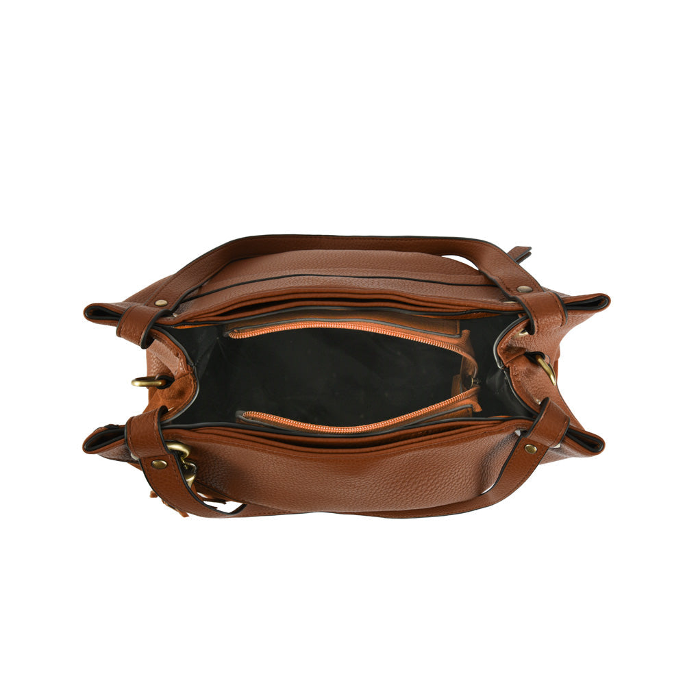 Wallet Two Handles Three divisions large roseau camel