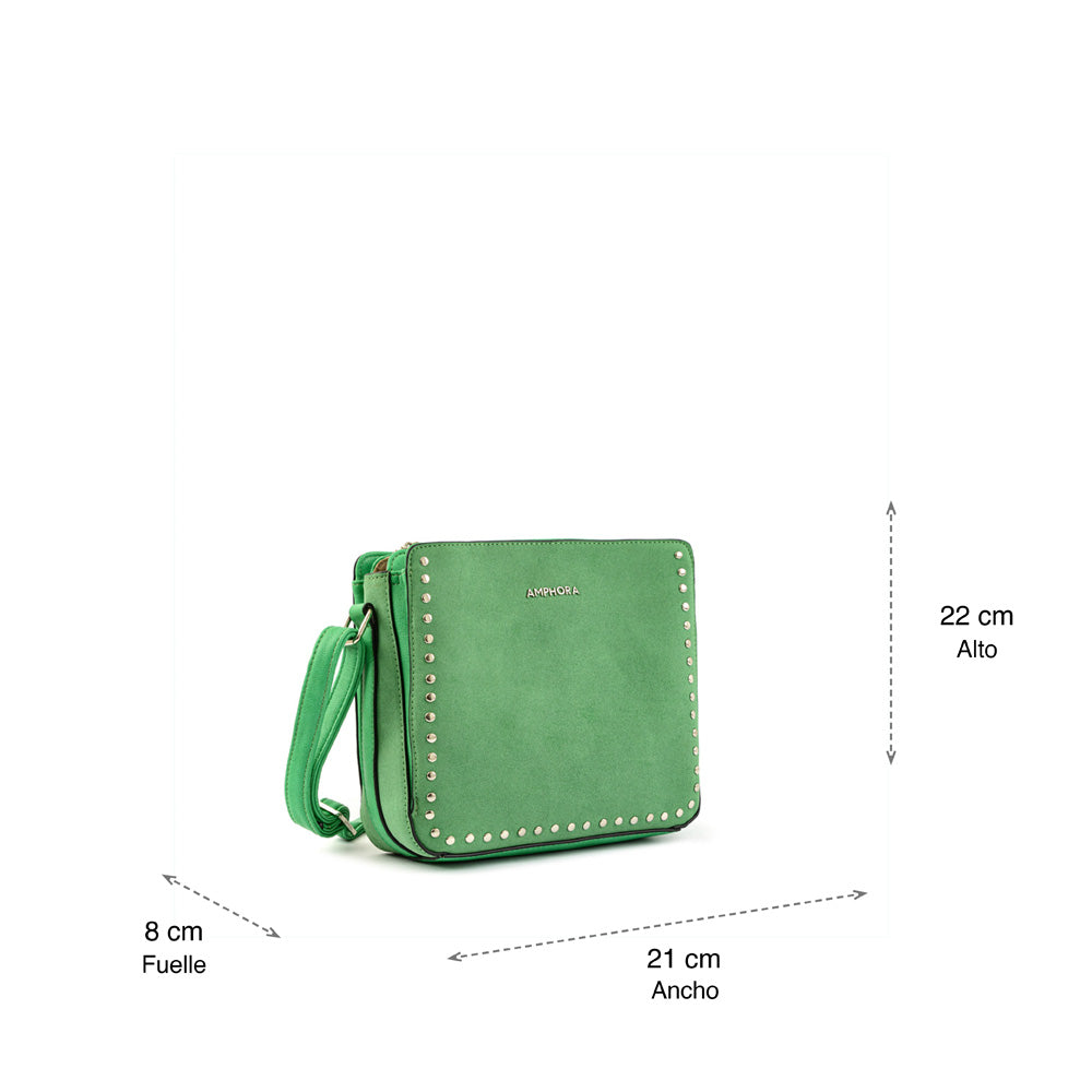 Small Amnia Light Green Crossbody Wallet