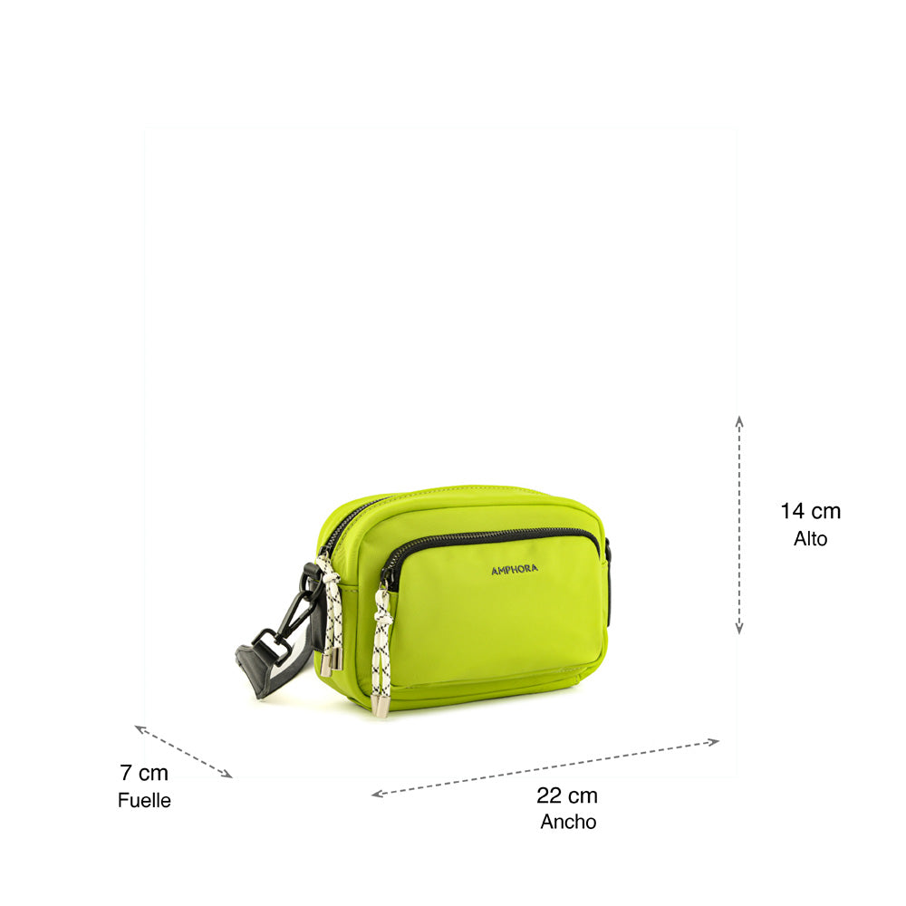 Aferdita Light Green Small Crossbody Wallet