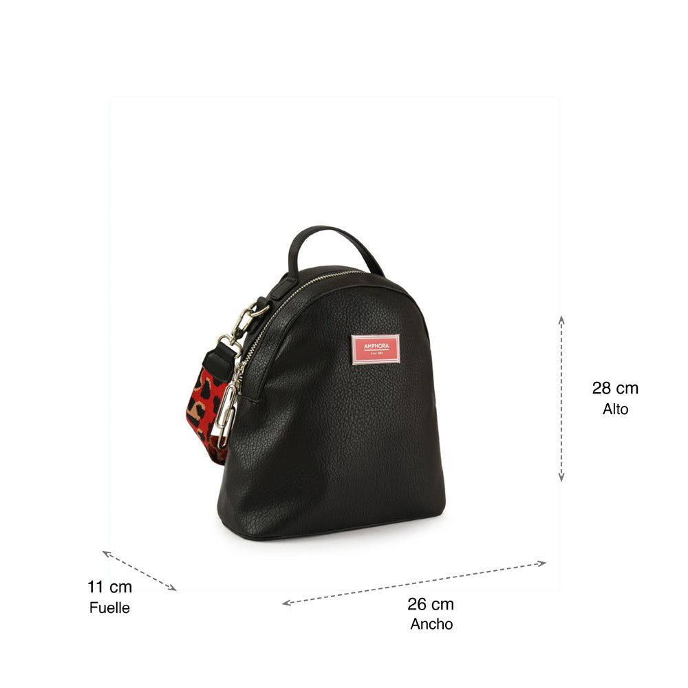 Becky small black backpack