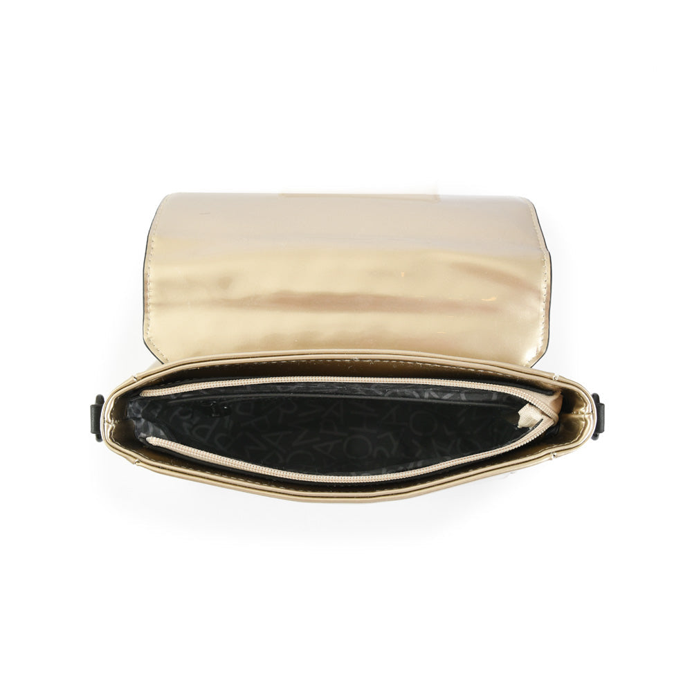 Medium Dark Gold Araki Crossbody Wallet