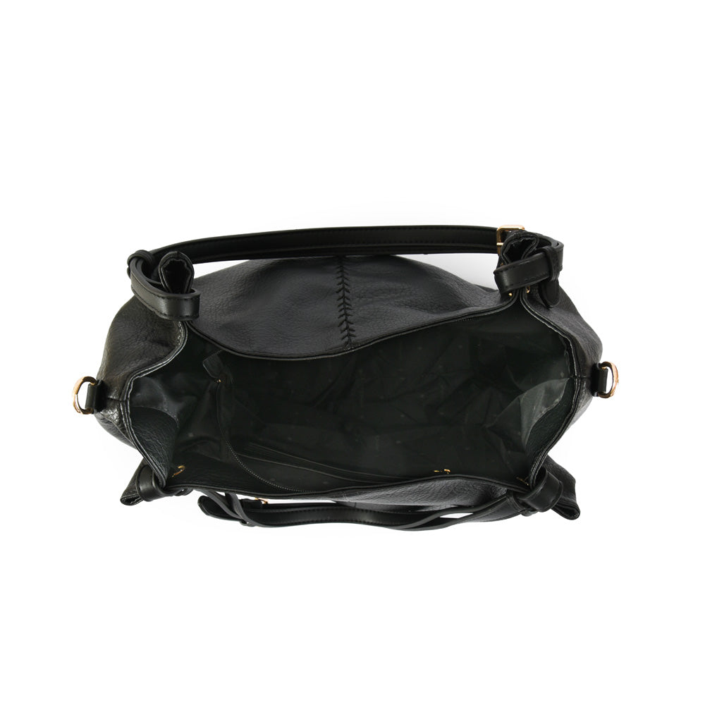Deryn black large two handle wallet