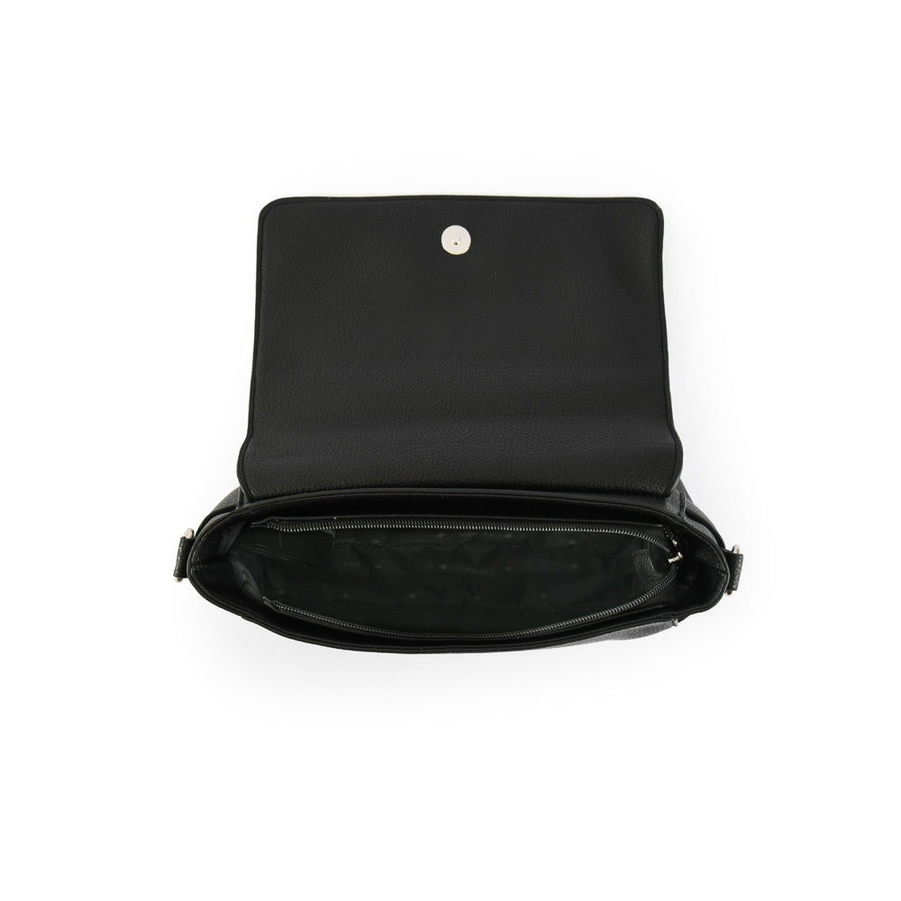 Small black sable shoulder bag