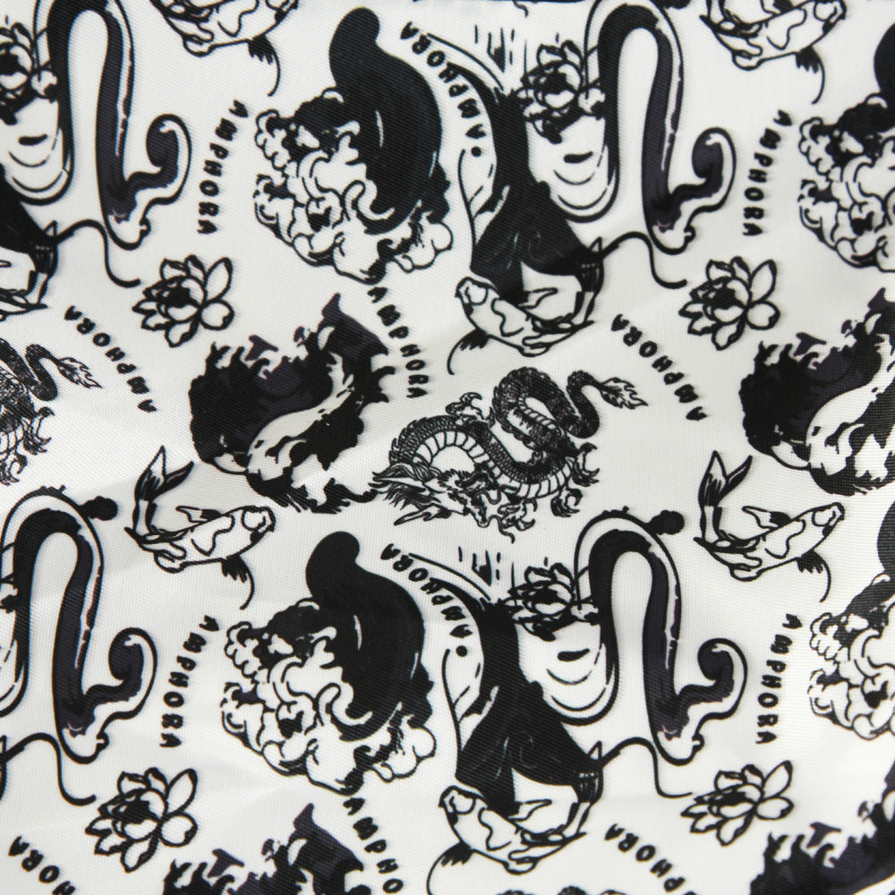 Wallet Two Handles Three medium divisions black kuza