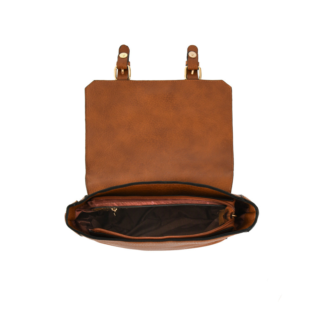 Medium Brown Aymar Shoulder Bag