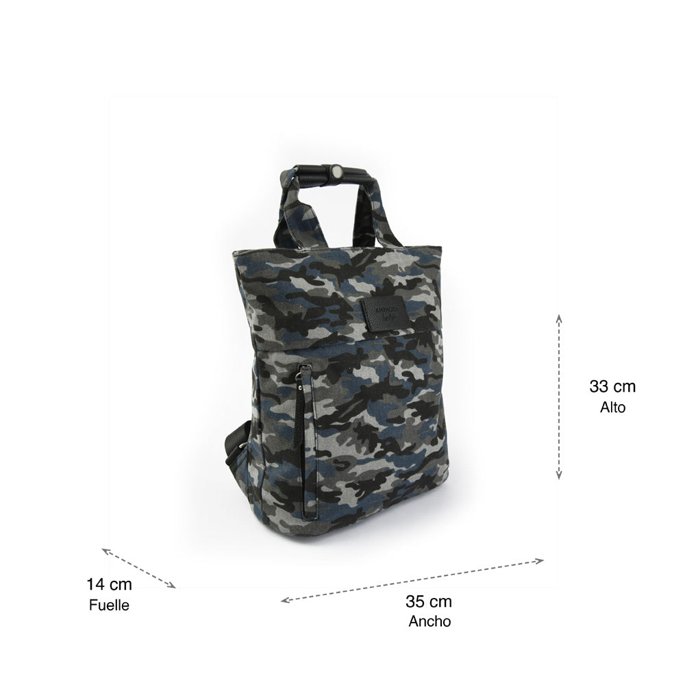 Verito large black backpack