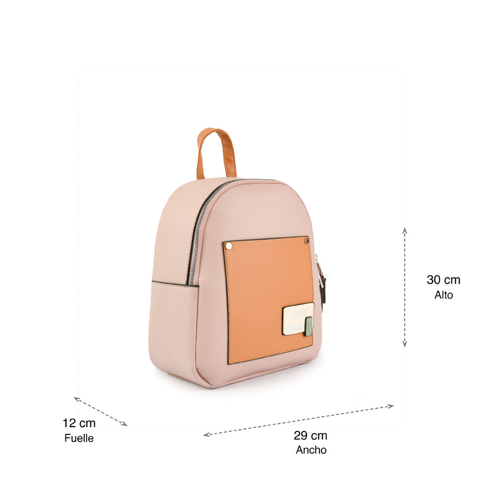 Pink Britta Medium Backpack