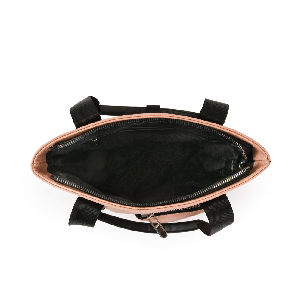 Pink Fernanda large two-handle wallet