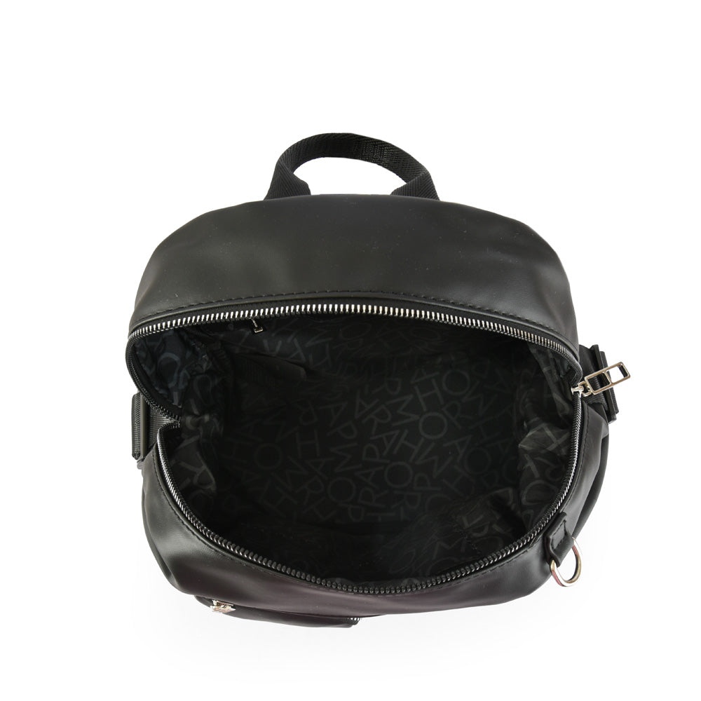 Medium black laurette backpack