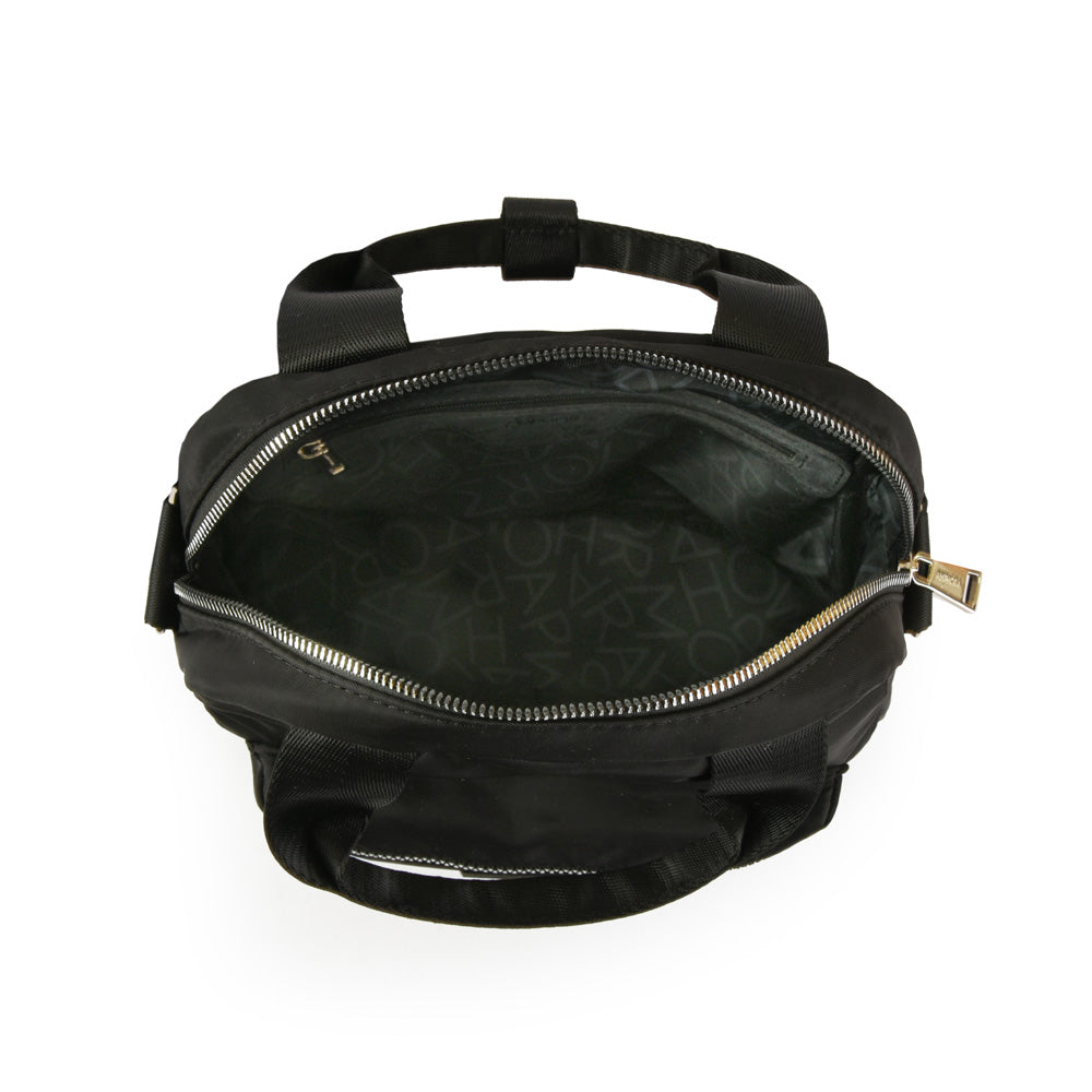 Medium Micaela Black Crossbody Bag