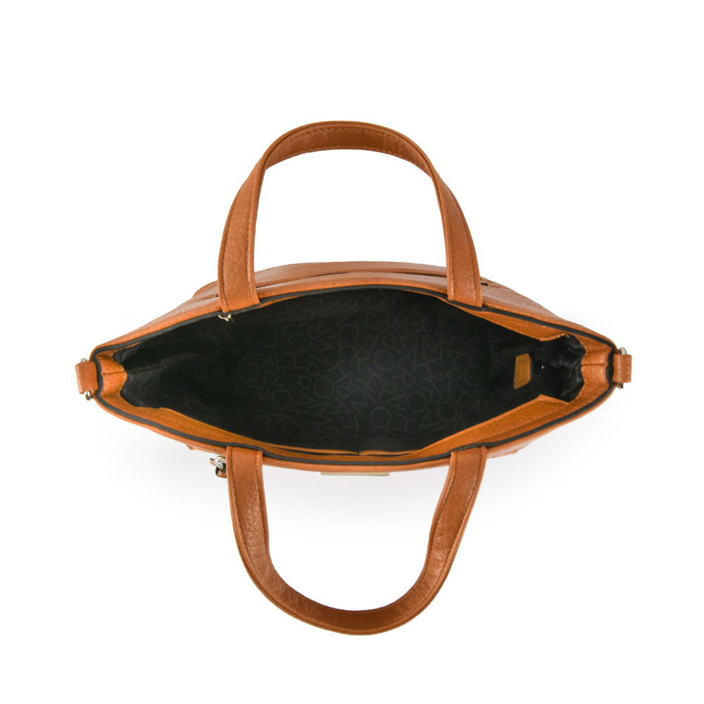 Temara Coffee Medium Two Handle Wallet