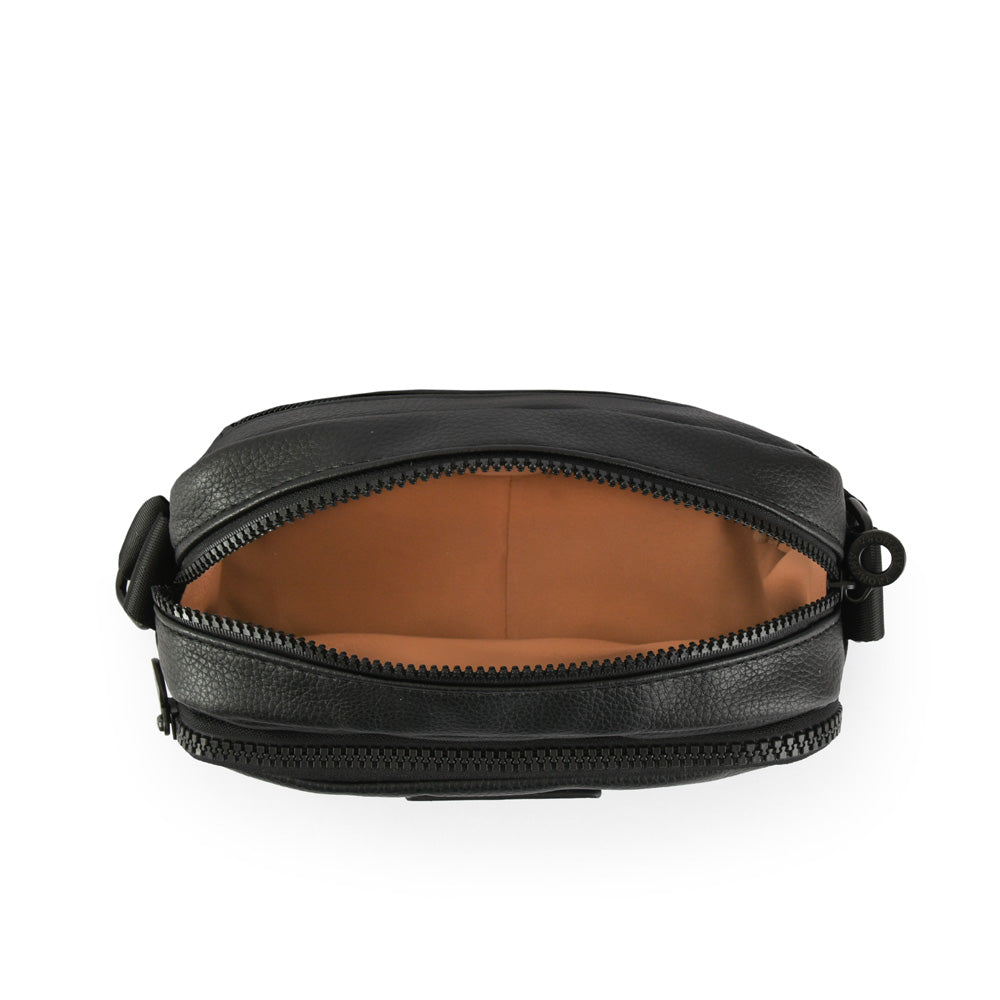 Small Black Sucre Crossbody Wallet