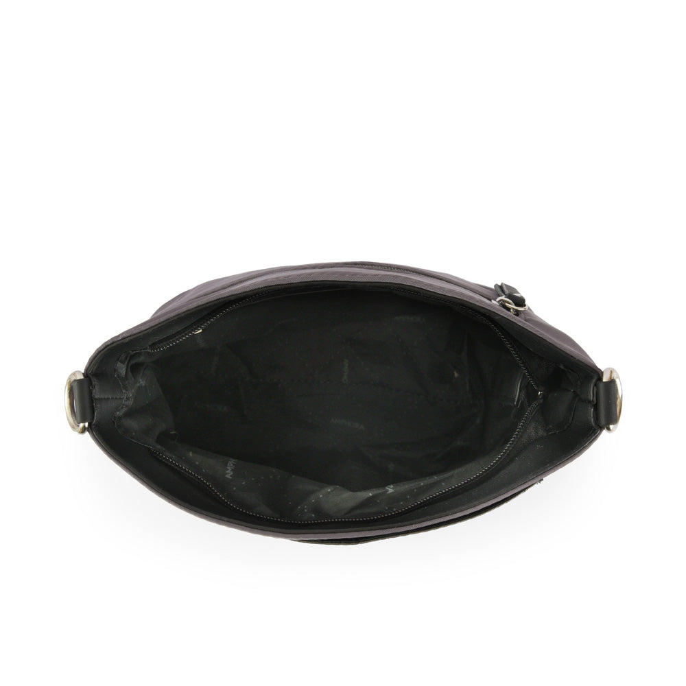 Dark Gray Merida Medium Crossbody Wallet
