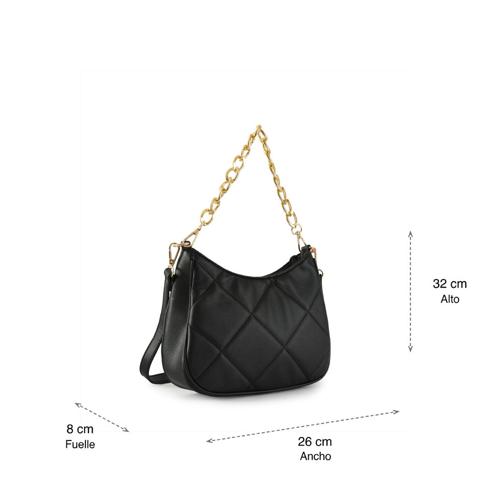 Small Vivi Black Crossbody Wallet