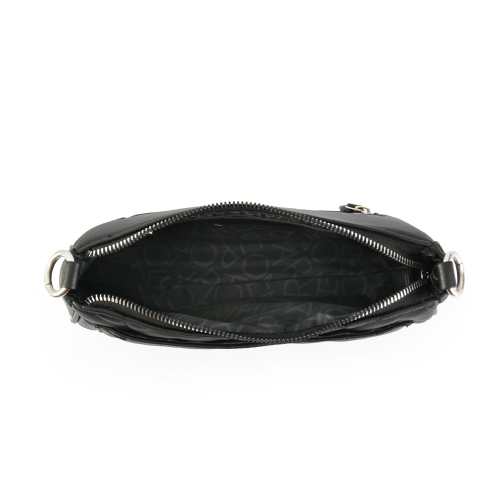 Medium Blinky Black Crossbody Wallet