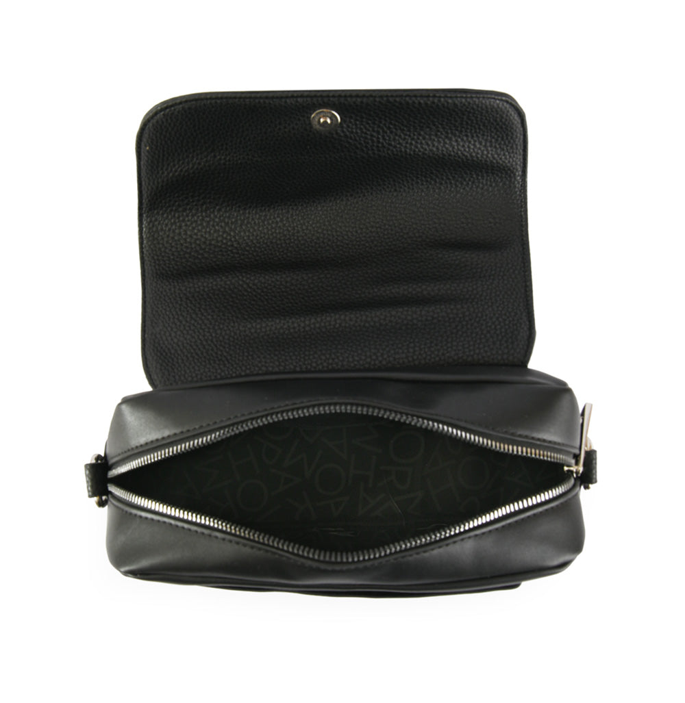 Small Pia Black Crossbody Wallet