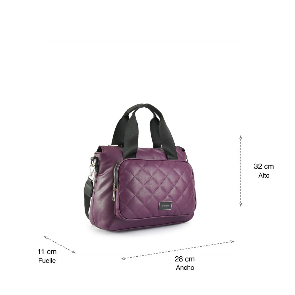 Medium Two Handle Wallet Aurelia Purple