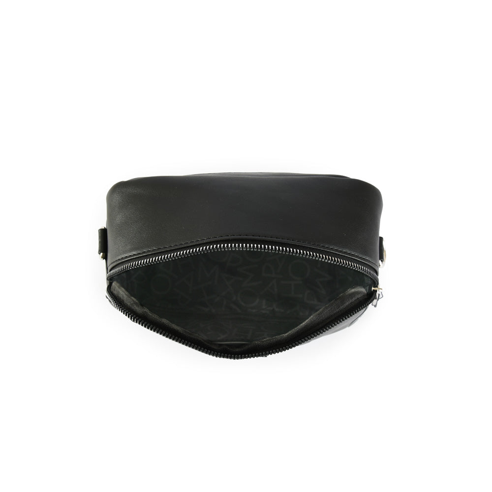 Small black Benoit crossbody wallet