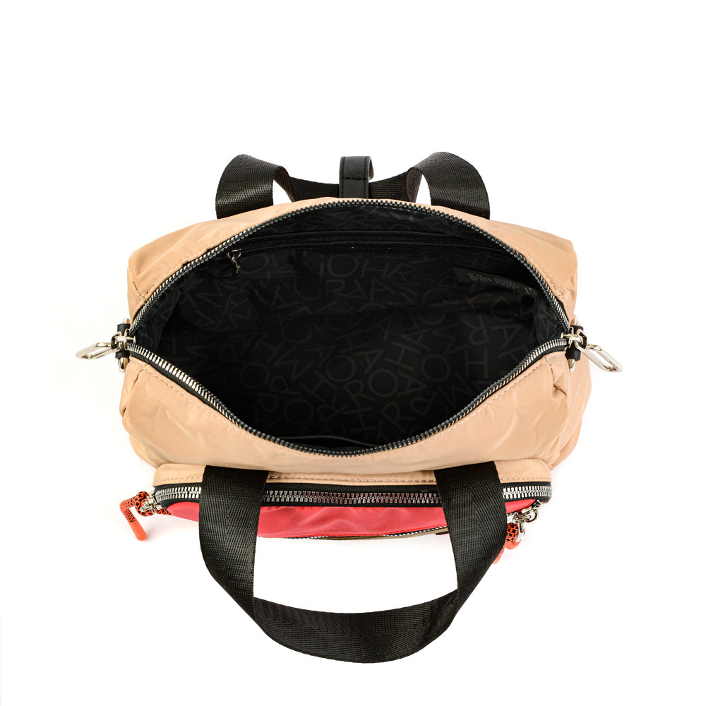 Medium Dark Beige Gianna Two Handle Wallet