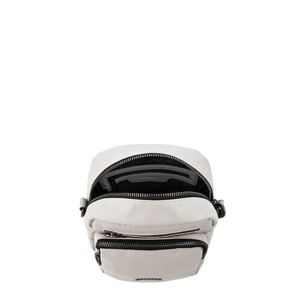 Small ecru white Maia shoulder bag