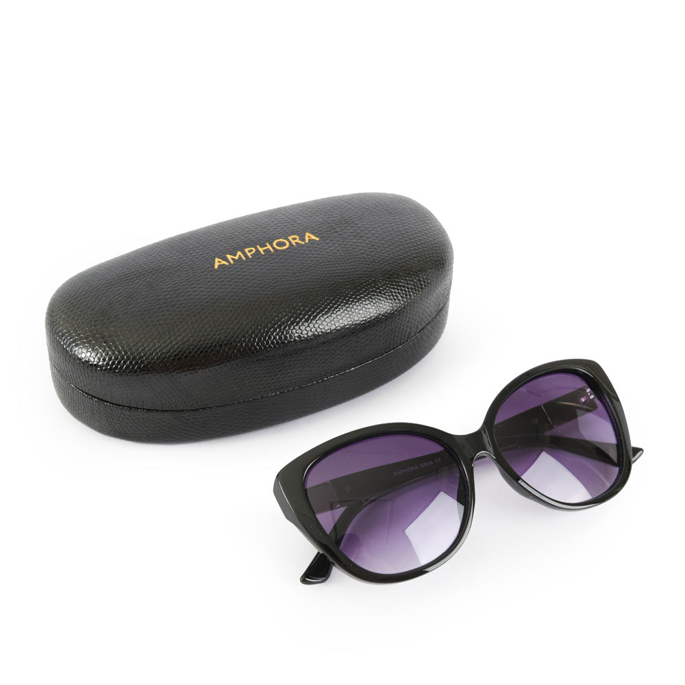 Black gray tip sunglasses