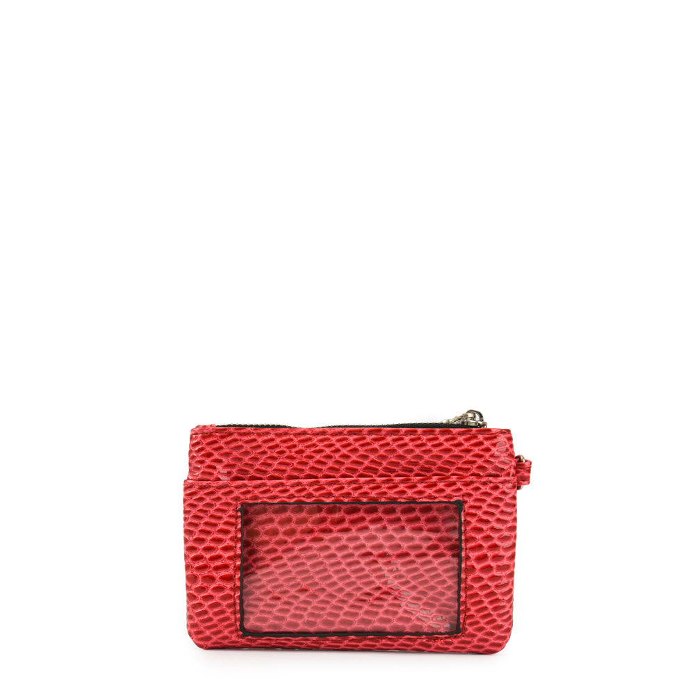 Salma red rectangular purse