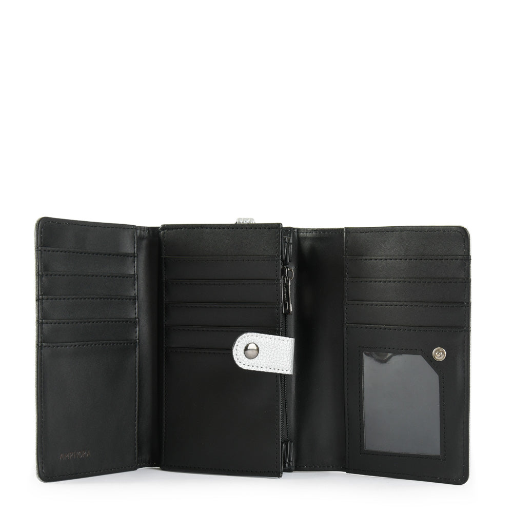 Medium Accordion Wallet Rotterdam Silver