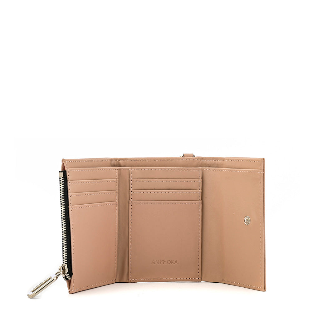 Small old pink charms wallet