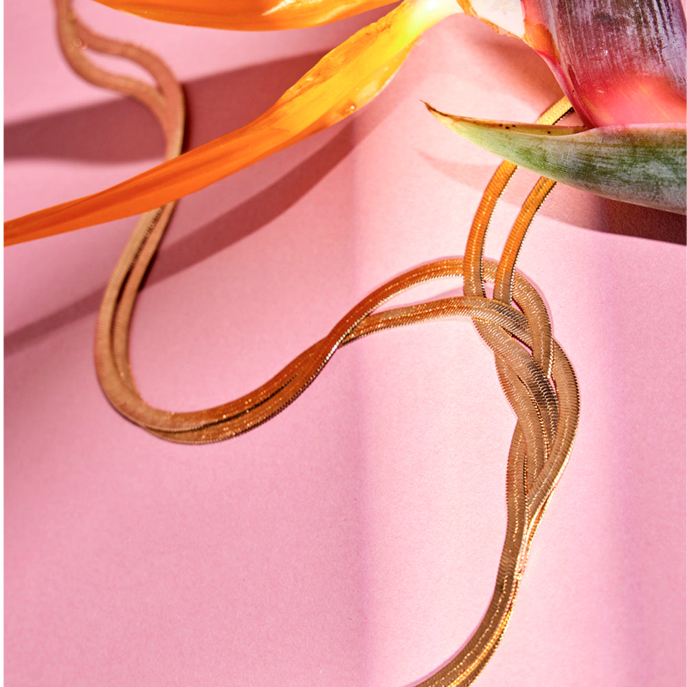 Copper night necklace
