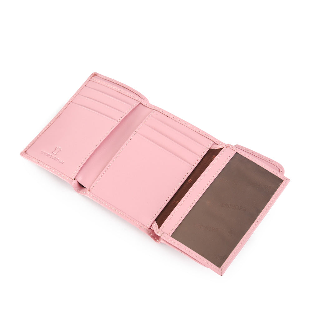 Medium Wallet 0 Stripes Old Pink