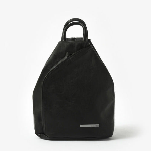 Yomy Black Medium Backpack