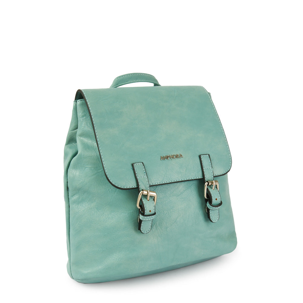 Aimar backpack with medium green aqua lid