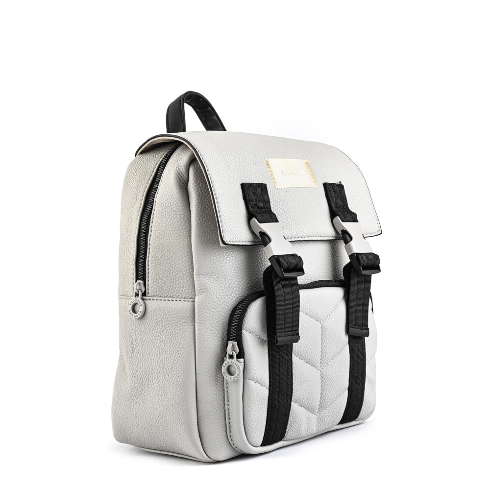 Backpack With Large Lid Arely Gray