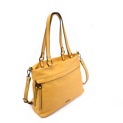 amphora balezi cartera dos asas tres divisiones amarillo