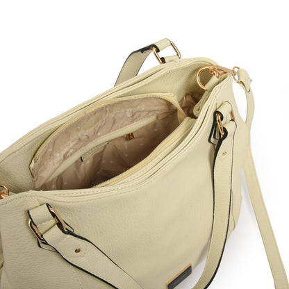 Wallet Two Handles Three divisions Belilla White