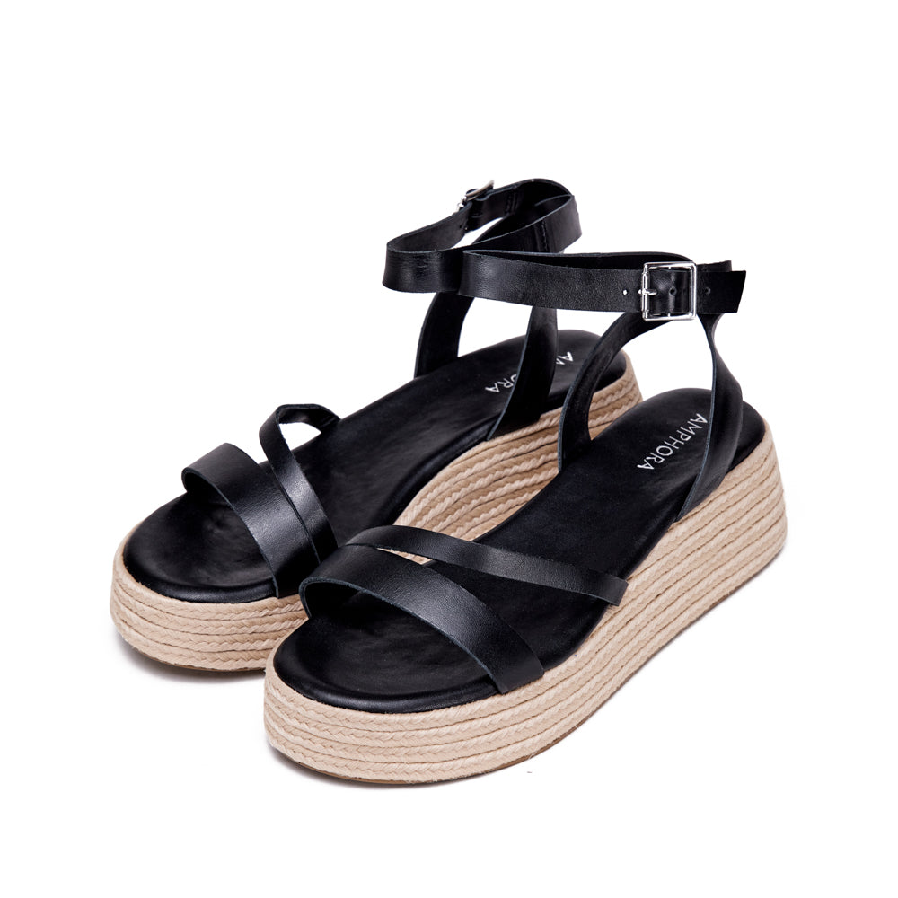 Carolina Black Sandal