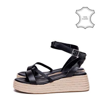 Carolina Black Sandal