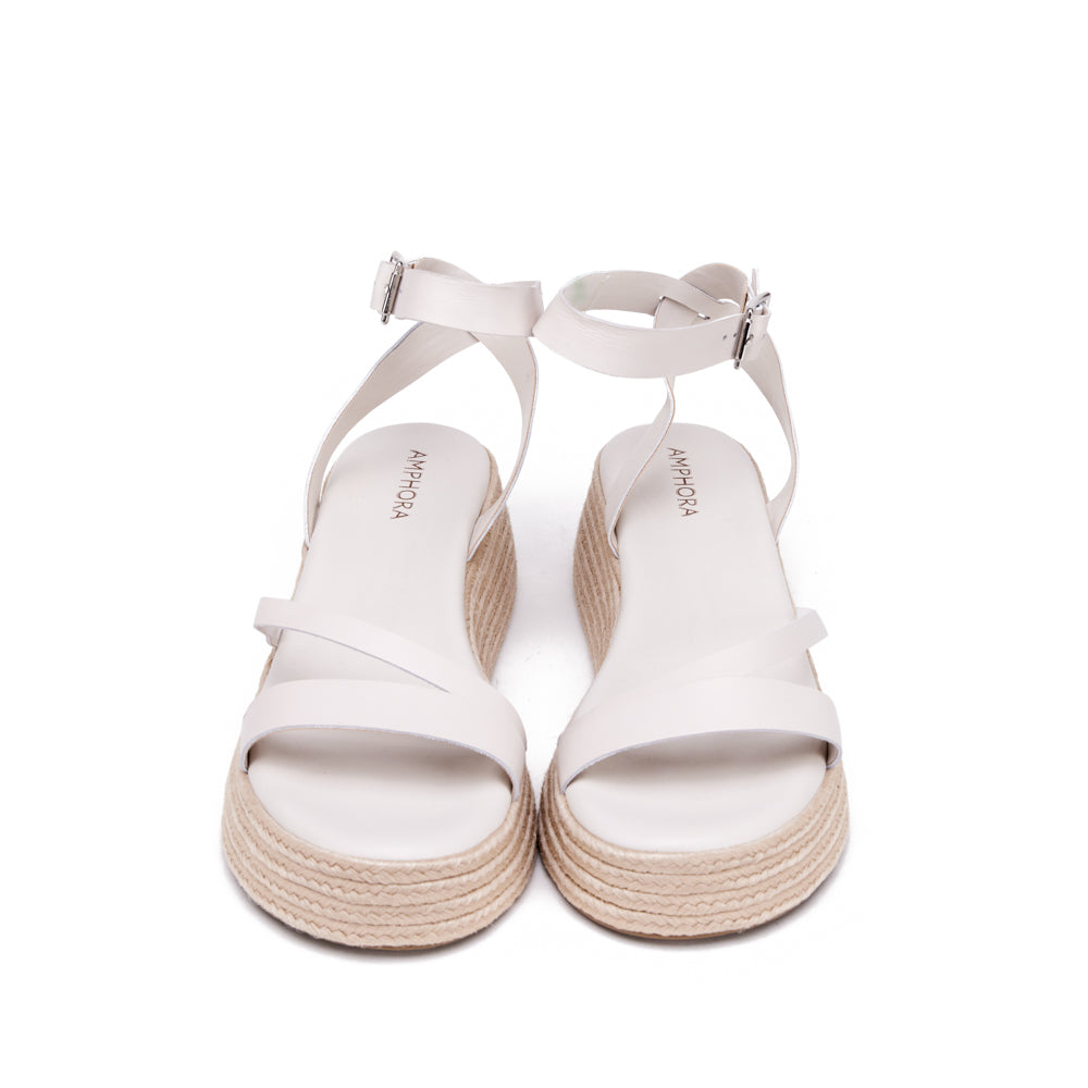 Carolina Sandal Cream White