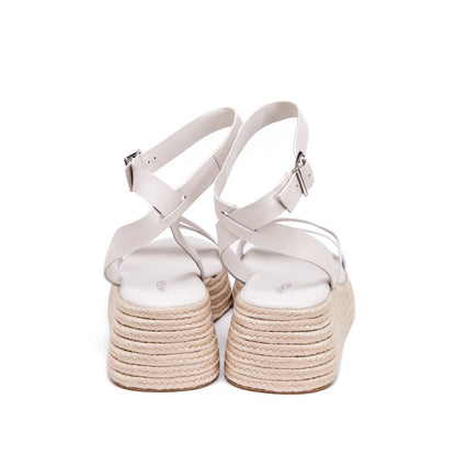 Carolina Sandal Cream White