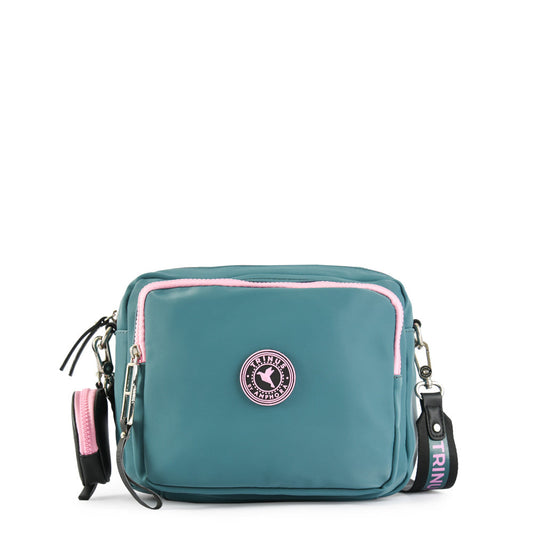 Dark Petrol Darby Medium Crossbody Wallet
