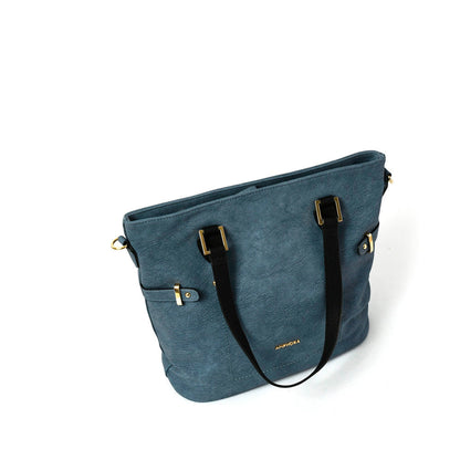 amphora fifika cartera tipo dos asas shopping azul jeans