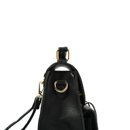 Backpack With Small Lid Kelly Black